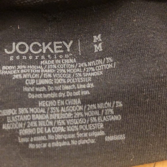 Jockey Black and Tan Women's Bralette - Picture 13 of 14